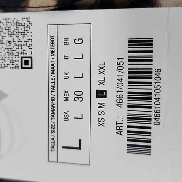 ZARA Animal Print Bow Tie Top - Picture 17 of 17